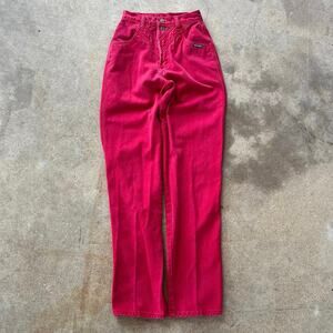 Vintage 90's Rockies Red Denim Western Jeans - 22 x 32